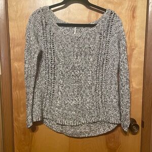 Free People Cable Knit Sweater